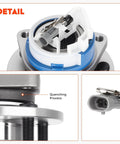 Front Wheel Hub Bearing Assembly 5-Lug ABS 33-Spline Flange 5.7 in for Buick Chevy Cadillac detailed view