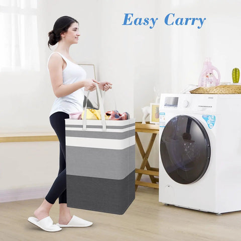 These Collapsible Laundry Baskets Are A Straight Up Game Changer For Dorm Spaces. Massive Capacity Holds Clothes Towels And Pillows. Solid Double Grip Handles Make Moving Heavy Loads Zero Stress.