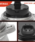 Close-up view of rear wheel bearing and hub assembly details for Toyota RAV4 1996 to 2005 FWD, 5 lug, with ABS compatibility.
