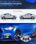 Diagram showing installation location for Rear Wheel Hub Bearing Assembly With ABS Direct Fit Replacement For Audi TT Beetle Golf Jetta