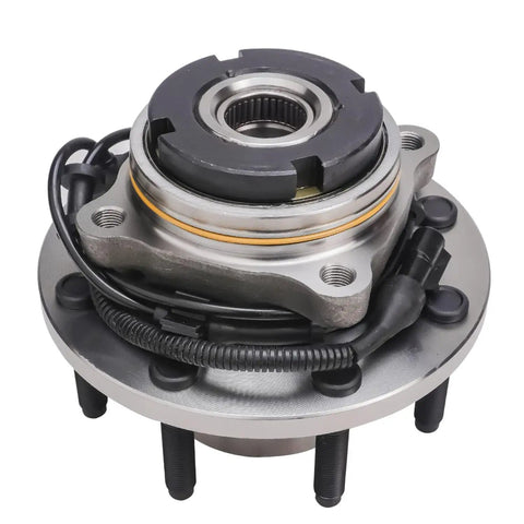 4WD Front Wheel Bearing Hubs With ABS For Ford F 250 F 350 Super Duty 2003 2004 And Excursion 2003 2005 SRW 4x4 kit close-up