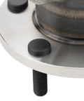 Close-up of Rear Wheel Bearing Hub Assembly 512347 2 Pack for Mazda 3 2004-2013 and Mazda 5 2006-2015, showing mounting bolts