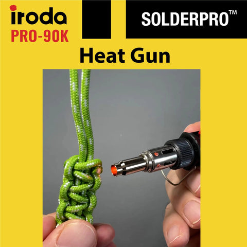 SolderPro 90K Professional Butane Soldering Iron Kit Cordless Plug and Play 3 in 1 Tool for Quick Start 53 Minute Runtime