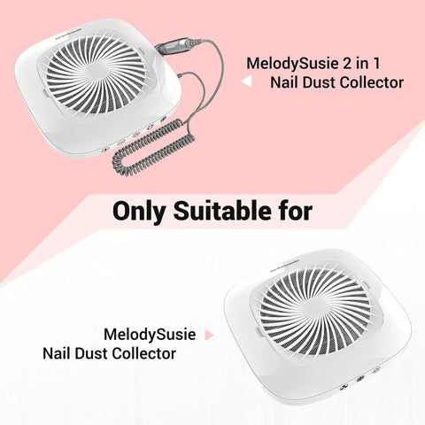 Compatible models for Replacement Nail Dust Collector Filter 2 Pack Reusable Filter For 2 In 1 Nail Dust Collector Vacuum Fan Extractor