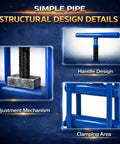 Structural design of Pipe Squeeze Off Tool For 1/2 To 2.5 Inch PE PPR PP Pipe Manual Gas And Water Shut Off Tool