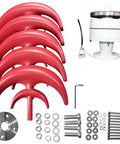 600W Vertical Axis Wind Turbine Kit With 5 High Efficiency Blades 12V DC Generator For Off Grid Home Power Streetlight Use And Solar Backup