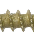 All Purpose Multi Material Flat Head Screws Epoxy Coated Bronze Steel For Wood Metal Concrete Drywall And Plastic No Pre Drilling Required #6 x 5/8 Inch 50 Pack Fasten Like A Pro Across Surfaces