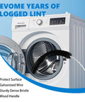 Extra Long 47.2 Inch Dryer Lint Brush Vent Cleaner Tool For Lint Trap Cleaning used in front-loading dryer