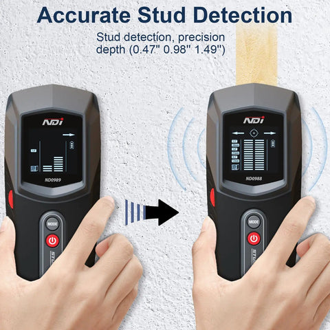 Heavy Duty Wall Scanner And Wood Stud Detector With Backlit Lcd Screen Multiple Depth Sensing Audio Alerts Dead On Target For Renovation Projects And Mounting Shelves No Brainer Pick