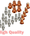 All In One Plasma Cutting Torch Consumable Kit For IPT 60 PT 60 PT40 IPT 40 Series with 25 pieces including tips and electrodes
