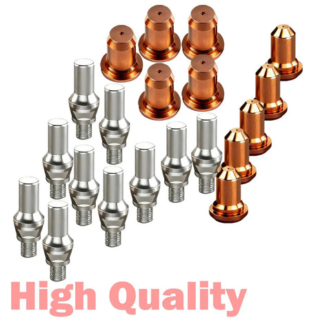 All In One Plasma Cutting Torch Consumable Kit For IPT 60 PT 60 PT40 IPT 40 Series with 25 pieces including tips and electrodes