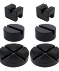 Universal Jack Pad Set for Floor Jacks and Stands High Density Rubber Pads Protect Pinch Welds and Frame Rails Prevent Scratches Dents or Bends While You Lift Cars SUVs and Trucks