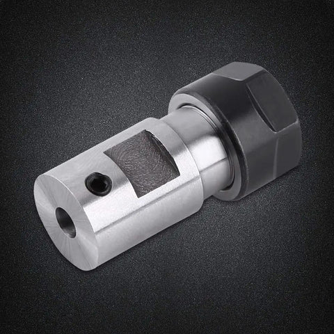 Badass ER11A 5mm CNC Milling Motor Spindle Shaft Collet Toolholder Spacer crafted from premium steel with clamping nut.