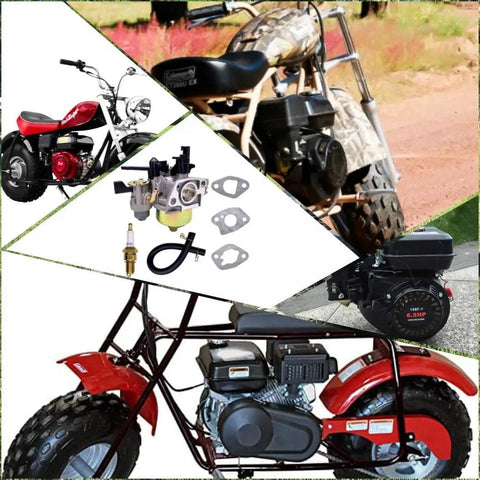 Carburetor For Powersports 196cc CT200U CT200U-EX Trail 200 Mini Bike Baja HT65 WR65 kit with gaskets, fuel line, and filter