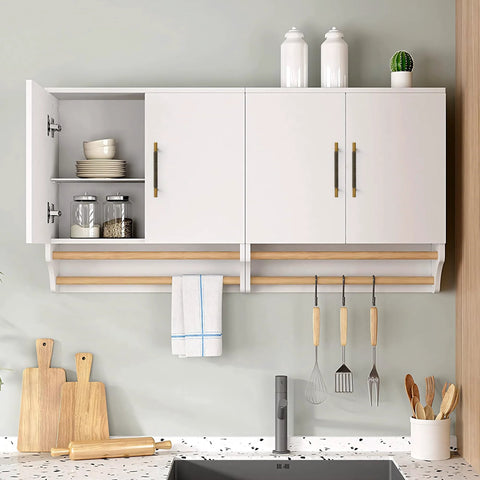 Matt Coffee Bronze Solid Brass Cabinet Handles 5 Pack 5 Inch Hole Centers Drawer Pulls installed on white kitchen cabinets