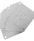 Heavy Duty Furniture Leg Mounting Plates 10 Pack Featuring 12mm Thickness For Sofa Assembly stacked metal plates with smooth surfaces