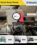 Dial Indicator Lathe Tool Post Holder With.0005 Inch Precision for fast setup on CNC, compatible with AXA, BXA, CXA tool posts
