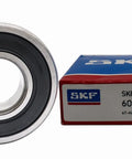 2-Pack 6004-2RSH 20x42x12mm Deep Groove Ball Bearing with box, double rubber seals for low noise and high-speed performance.
