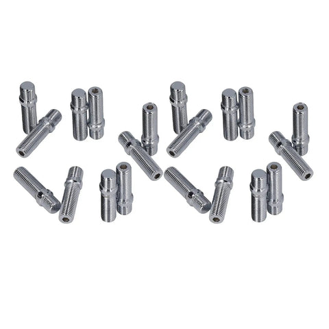 Check Out These 20 Pcs Yscryptoline Wheel Conversion Studs With 50mm Length And Strong Zinc Coated Steel For Solid Fitment On European Cars And Trucks Plus M12*1.5 Threads For Easy Swap Of Aftermarket Rims Without Worrying About Safety. 20-piece zinc steel wheel studs, 50mm, M12x1.5