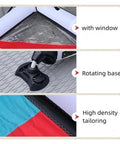 Inflatable Windsurf Wing For Wind Foiling And Snow Skiing, with window, rotating base, high-density tailoring