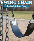 26.2 Ft Black Chain Link Heavy Duty 3 Sixteenth Inch Carbon Steel Hanging Chain Kit For Hammock Chair Porch Swing