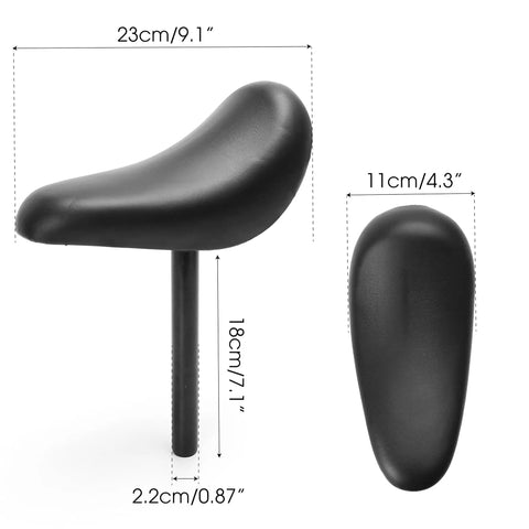 Kid Bike Seat Replacement Cushion for 12 and 14 Inch Balance Bikes, Super Thick Foam Comfort Saddle With 0.87 Inch Post shown