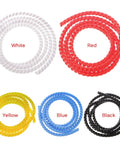 Spiral Cable Management Sleeve 2M For 8Mm 10Mm 14Mm Wires Blue Multi Color Wrap With 10Mm Inside Diameter in assorted colors