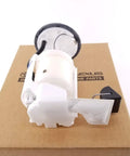 Genuine Oem Electric Fuel Pump For Toyota 77020 06121 shown from side, white plastic housing, designed for high flow performance.