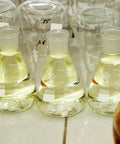 Three 150ml glass Erlenmeyer flasks with stoppers, part of 3 Piece Glass Erlenmeyer Flask Set 50ml 150ml 250ml with Stoppers