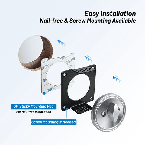 Components of Deadbolt Lockout Device Block Thumb Turn Kid Safe, Child Proof Safety Cover For Dead Bolt, Bump Proof Door Security
