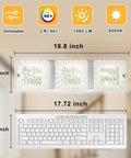 Dimensions of Crystal Flush Mount Ceiling Light Long Rectangular Kitchen Fixture In Brushed Nickel Dimmable 18 Inch LED Ceiling Light