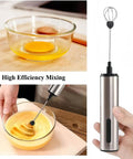 Rechargeable Milk Frother Wand With Three Independent Speeds And Five Attachments For Coffee Lattes Matcha And More Handheld Electric Whisk In Stainless Steel Perfect Gift For Kitchen Essentials And At Home Barista Vibes