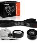 Serpentine Belt Drive Kit With Tensioner And Idler Pulley For Ram 1500 2500 3500 4500 5500 V8 engine parts displayed