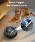 All-In-One Robot Vacuum And Mop For No-Fuss Effortless Home Cleaning, Smart Mapping, Powerful Suction, with pet hair on floor