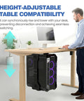 Built Like A Tank Under Desk Pc Mount Heavy Duty Cpu Holder keeps your rig locked down with adjustable steel bracket under desk.