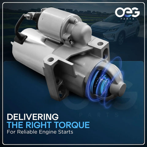New Starter For Dodge Nitro 3.7L And Jeep Liberty 3.7L V6 2010 2011 2012 12V 1.2kW CW Rotation 10-Tooth 183mm Length
