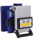 Cocoarm FC 6S Fiber Optic Splitter With Tungsten Steel Cutter, compact device for precise fiber cleaving.