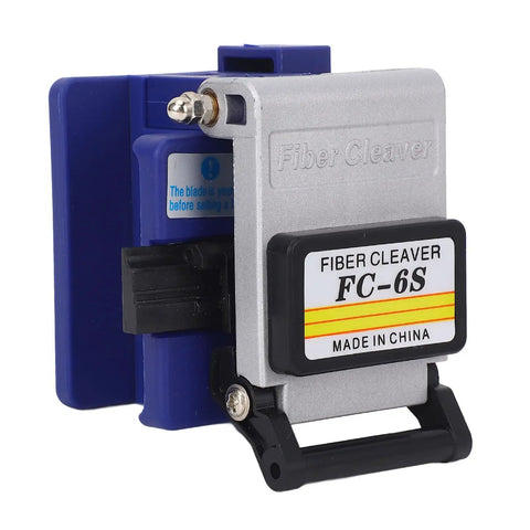 Cocoarm FC 6S Fiber Optic Splitter With Tungsten Steel Cutter, compact device for precise fiber cleaving.