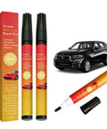 Black Car Scratch Repair Pen Kit 2 Pack with weatherproof pens and black SUV, for scratches and paint damage repair, door dings touch up