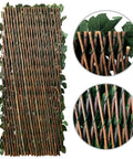 Expandable Faux Ivy Privacy Screen For Balcony And Patio Ideal Outdoor Fencing Panel With Realistic Artificial Hedges Detail
