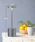 Cordless Table Lamp With 5000mAh Battery Rechargeable LED Light For Home And Outdoor Use, stepless dimming, on table