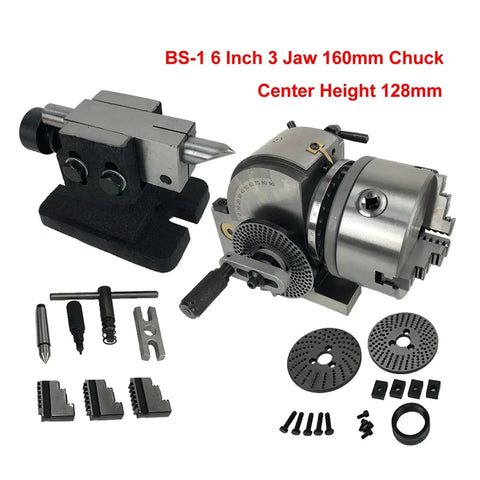 Industrial Grade CNC Dividing Head With 128Mm Center Height And 160Mm Three Jaw Chuck, Built Like A Tank 4Th Rotary Axis Milling Rig.