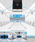 Image showing the Crisp 16MP USB Camera With 120 Degree Wide Angle Lens No Distortion For PC And Laptop IMX298 Sensor in a boardroom setting.