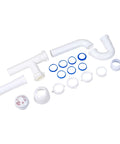 Workhorse 8 DFU Capacity Air Admittance Valve Installation Kit For DWV Systems includes white PVC pipes and adapters