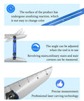 Stair Treads Gauge Template Tool Adjustable Staircase Jig With anodizing for durability and precise laser measurement