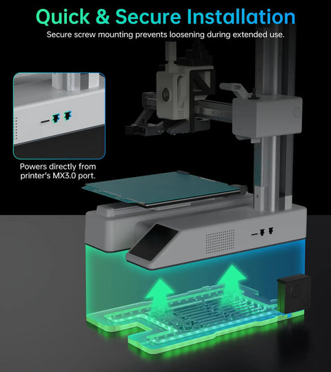 Heavy Duty Led Status Display For Bambu Lab A1 Mini 3D Printer Dynamic Color Lighting With Instant Print Tracking And Clean Plug And Play Install Make Your Printer Glow Up Smooth Moves Guaranteed