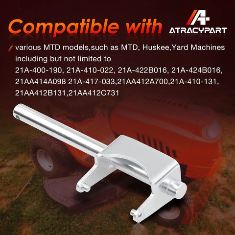 618-0245B Shift Fork For Yard Machines Compatible Units, Easy Install, Durable Transmission Part, Smooth Shifts, No Fuss Gear Tuning, 2 Year Warranty, Built For Tough Yard Work, silver metal shift fork