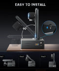 Auto Focus 60W MOPA Fiber Laser Engraver Pro Grade with easy installation steps and 3D engraving capability