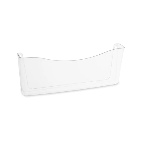 Unbreakable Single Pocket Wall File For Legal Size Docs Clear Mounts With Adhesive Tape And Screws Heavy Duty Organizer