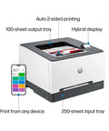 Color Laser Printer For Small Offices, Wireless Duplex Office Printer With Fast Color Printing Up To 26 Ppm, showing hybrid display